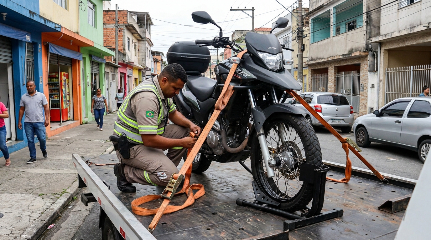 Guincho para Moto em Presidente Prudente‑SP