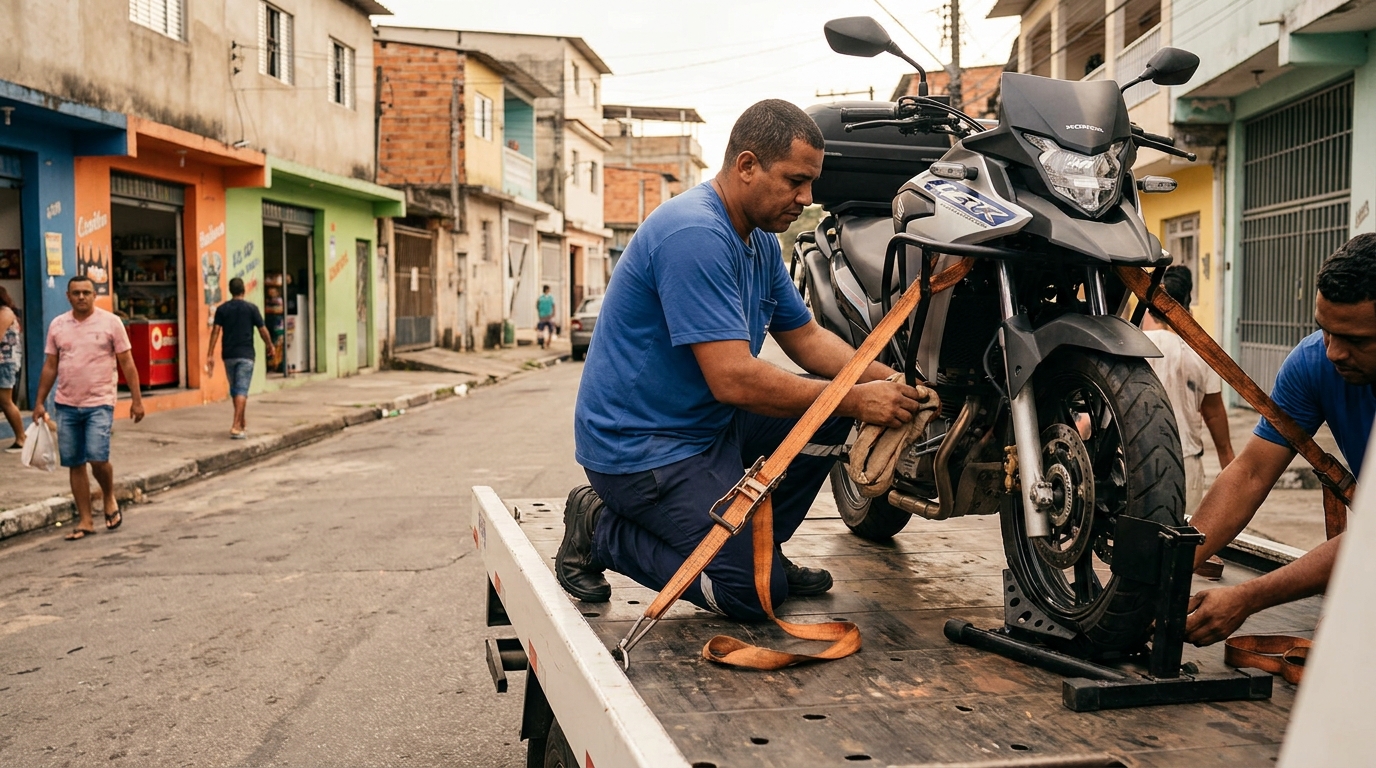 Guincho para Moto em Presidente Prudente‑SP